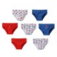 слипове,character,boy's,7pk,briefs,spiderman