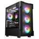 cit,bolt,black,micro,atx,gaming,case,with,4,x,120mm,argb,infinity,fans,30pc,tint,tempered,glass,black