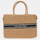 чанта,всички,чанти,аксесоари,на,разпродажба,valentino,women's,straw,bag,naturale,nero