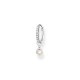 бижутерия,аксесоари,на,разпродажба,thomas,sabo,women's,single,pearl,drop,earrings,white