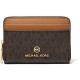 портмоне,всички,чанти,michael,michael,kors,women's,jet,set,signature,zip,around,purse,brn,acorn,252