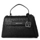 armani,exchange,top,handle,bag,black
