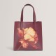 ted,baker,floral,graphic,small,icon,tote,bag,wine