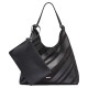 dkny,paula,hobo,ld64,black,silver