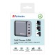verbatim,140w,4,port,gan,wall,charger,2,x,usb,c,pd,140w,1,x,usb,c,pd,20w,1,x,usb,a,qc,3,0,eu,uk,us,white