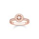бижутерия,аксесоари,на,разпродажба,thomas,sabo,women,s,pav,circle,rose,gold,plated,band,ring,rose,gold