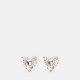 бижутерия,аксесоари,на,разпродажба,kate,spade,women,s,my,love,glitter,heart,stud,earrings,clear,gold