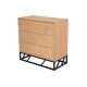 аксесоари,на,разпродажба,jack,wills,grooved,oak,colour,wooden,chest,of,3,drawers,brown