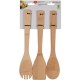 alpina,alpina,spatula,fork,spoon,29.5cm,kitchen,tools,wood