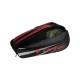 бадминтон,carlton,2,comp,racket,bag,black,red