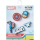 crocs,jibbitz,charms,captain,america