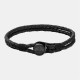 бижутерия,tommy,hilfiger,tommy,hilfiger,men’s,nautical,leather,bracelet,black