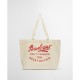 barbour,womens,script,tote,bag,red,logo
