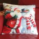 alan,symonds,santa,&,snowman,christmas,cushion,multicolour