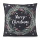 alan,symonds,wreath,velvet,christmas,cushion,black