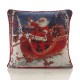 alan,symonds,sleigh,tapestry,christmas,cushion,multicolour