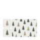 аксесоари,на,разпродажба,gallery,trees,placemat,&,coaster,set,(4pk),green