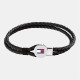аксесоари,на,разпродажба,tommy,hilfiger,tommy,hilfiger,men&#8217;s,braided,leather,bracelet,black