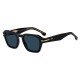 boss,men,s,round,sunglasses,black