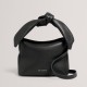 ted,baker,womens,soft,knot,leather,crossbody,bag,black