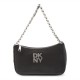 dkny,lorena,demi,shoulder,bag,black,silver