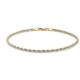 бижутерия,other,other,9ct,two,tone,40,hollow,rope,bracelet,7.5,2,colour,gold