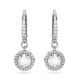 бижутерия,swarovski,una,angelic,drop,earrings,round,cut,white,rhodium,plated,silver,crystal