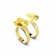 swarovski,lucent,ring,magnetic,closure,yellow,gold,tone,plated,yellow,gold