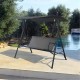градина,/,на,открито,linea,royale,3,seater,swing,grey