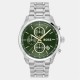 бижутерия,часовници,boss,gents,boss,grand,prix,chronograph,with,green,dial,silver