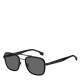 boss,men,s,double,bridge,round,sunglasses,matte,black
