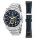 часовник,часовници,maserati,men's,analogue,quartz,watch,blue,silver