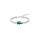 lacoste,mens,arthor,stainless,steel,bracelet,silver