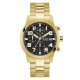 часовник,бижутерия,часовници,guess,men,s,atticus,analogue,quartz,watch,black,gold