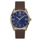 guess,men,s,elliot,analogue,quartz,watch,blue,brown