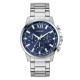 часовник,часовници,guess,walker,watch,blue,silver