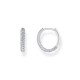 бижутерия,аксесоари,на,разпродажба,thomas,sabo,women's,pave,hoop,earrings,white
