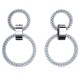 аксесоари,на,разпродажба,swarovski,dextera,hoop,earrings,rhodium