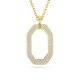 аксесоари,на,разпродажба,swarovski,dextera,octagon,pendant,gold
