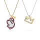 аксесоари,на,разпродажба,swarovski,swan,and,crown,pendant,necklace,set,mix