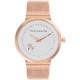 часовник,часовници,аксесоари,на,разпродажба,french,connection,connection,silver,dial,analog,watch,for,men,rose,gold