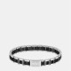 бижутерия,boss,men's,stainless,steel,magnetic,chain,bracelet,silver