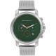 часовник,часовници,аксесоари,на,разпродажба,french,connection,connection,czar,green,round,analog,watch,with,silver,strap,for,men,green