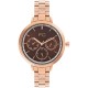 часовник,часовници,аксесоари,на,разпродажба,french,connection,connection,cornelia,brown,round,analog,watch,with,rose,metal,strap,for,women,brown