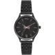 часовник,часовници,аксесоари,на,разпродажба,french,connection,connection,aiko,black,round,analog,watch,for,women,black