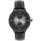 мъжки,часовник,часовници,аксесоари,на,разпродажба,french,connection,connection,opus,black,round,dial,mens,mult,function,watch,black