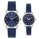 часовник,часовници,аксесоари,на,разпродажба,french,connection,connection,analog,blue,dial,pair,watch,blue
