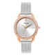 часовник,часовници,аксесоари,на,разпродажба,french,connection,french,connection,rose,case,round,shape,silver,strap,quartz,watch,white