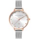 часовник,часовници,аксесоари,на,разпродажба,french,connection,french,connection,rose,case,round,shape,silver,strap,quartz,watch,white