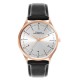 часовник,часовници,аксесоари,на,разпродажба,french,connection,french,connection,rose,case,round,shape,black,strap,quartz,watch,silver